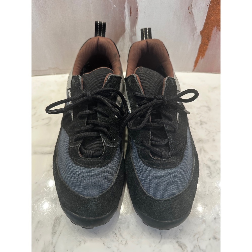 Shimano SH-M032 Mountain Biking Shoes Black Blue Suede SPD Cleats Womens 39 Vtg